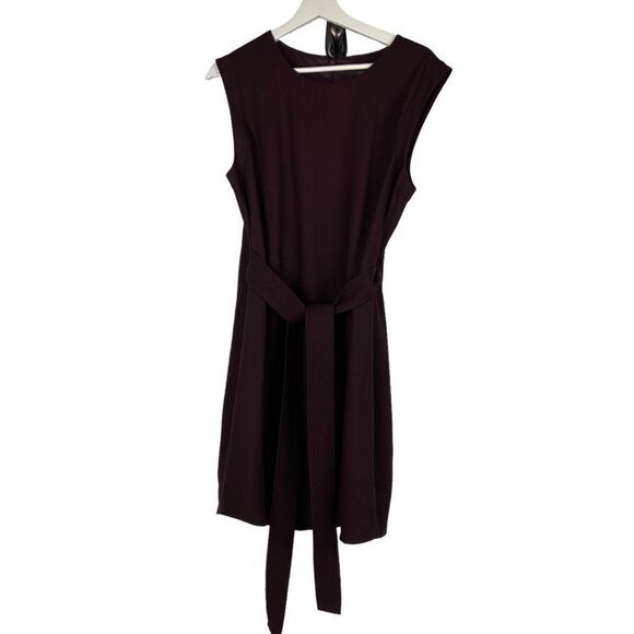 J. Crew Women's Italian Wool Crepe Belted Dress size 10 - Picture 1 of 9